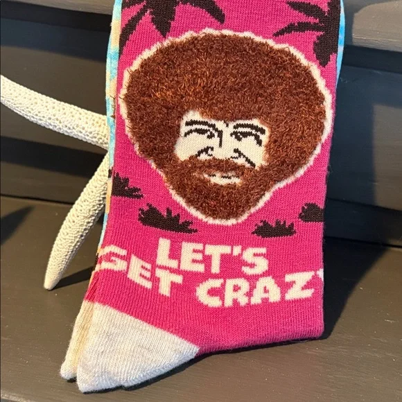 Bob Ross Socks Joy of Painting NWT Unisex - Picture 2 of 10